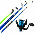Vara De Pesca 1,80 m 60-120lbs Completa Com Molinete Esportiva