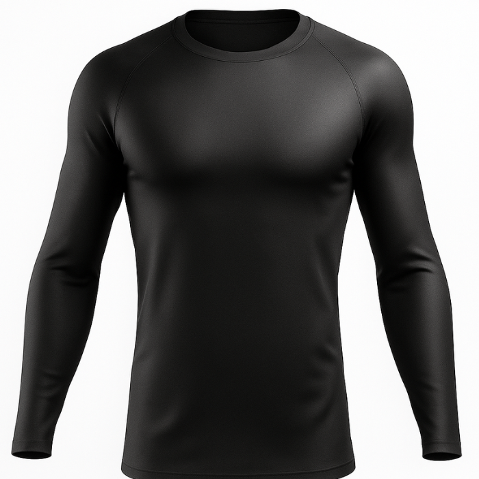 Camisa Preta Segunda Pele Proteção UV50+