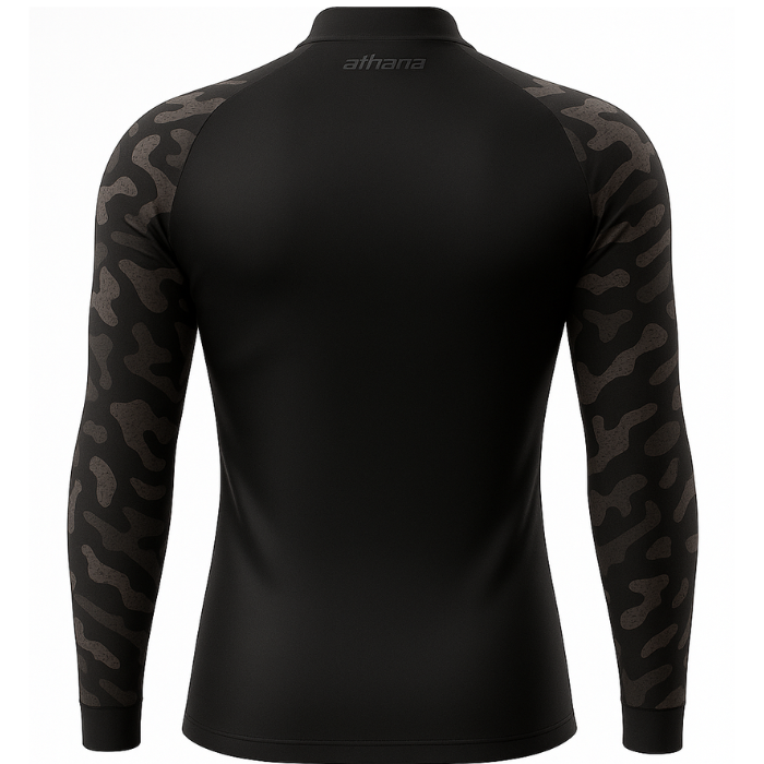 Camisa Preta Camuflada Proteção UV50+