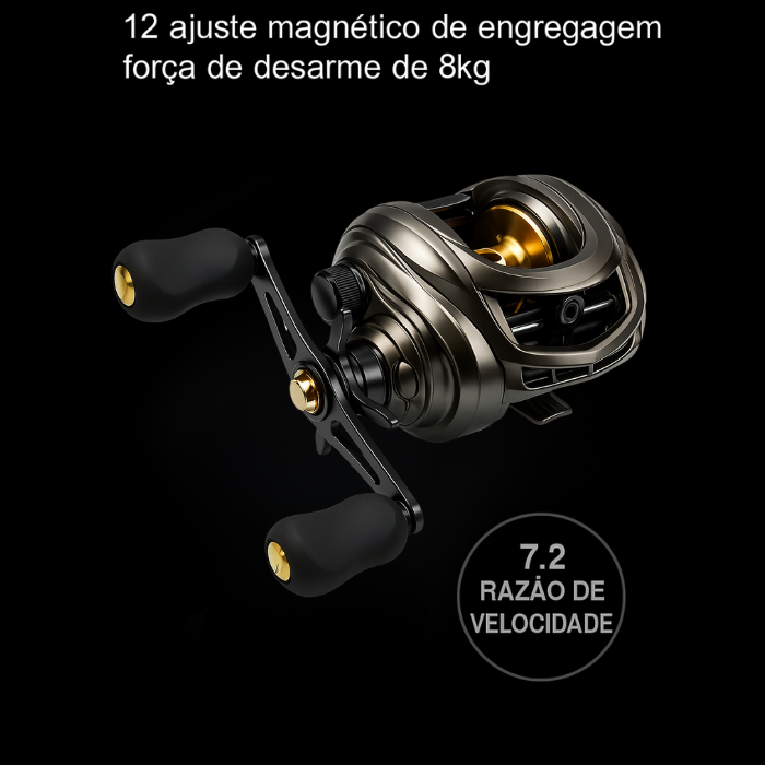 Carretilha De Pesca Com Marine Sports Pitching 6.2 : 1 Alta 10kg