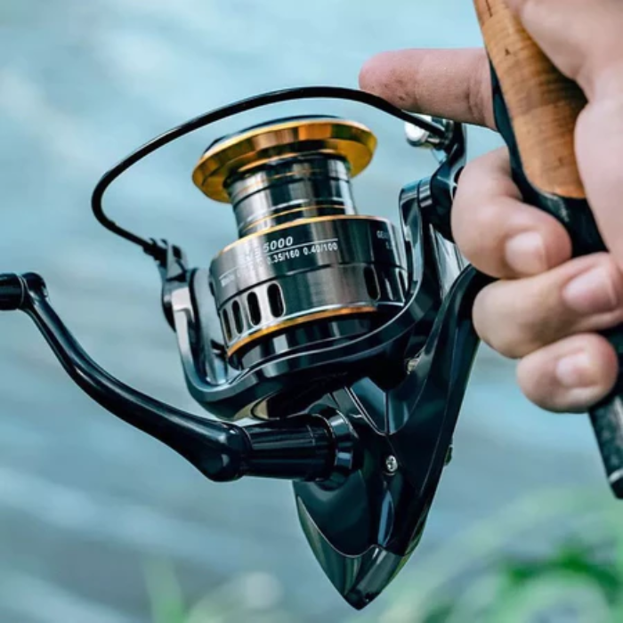 Molinete De Pesca De Metal EVA HD1000-7000 Max Arraste 10kg