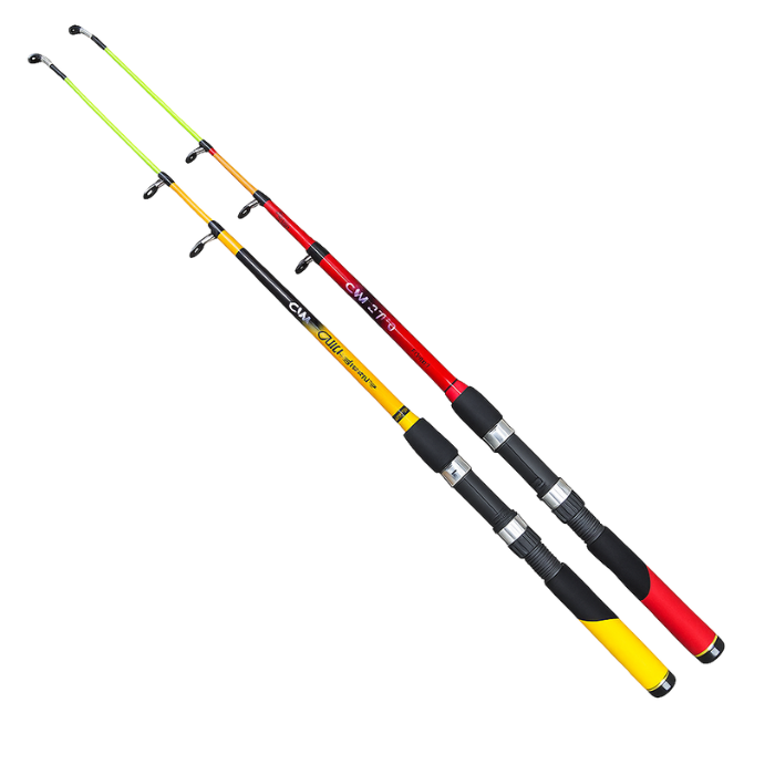 Kit 2 Varas De Pesca 60-120lbs Esportiva 1.8M