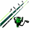Vara De Pesca 1,80 m 60-120lbs Completa Com Molinete Esportiva
