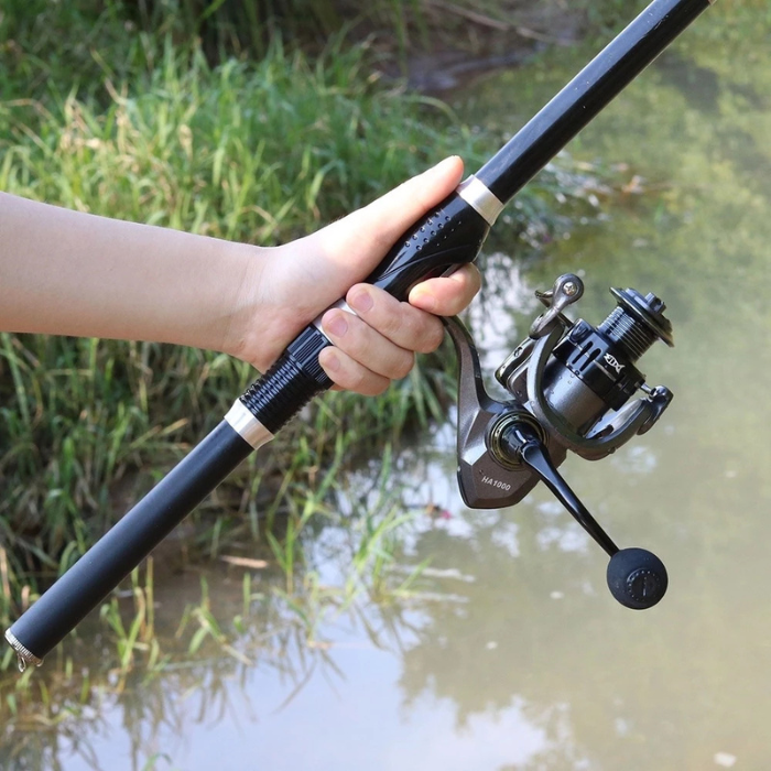 Vara de Pesca Spinning Telescópica 1.5M/1.8M/2.1M/2.4M/2.7M/3.0M