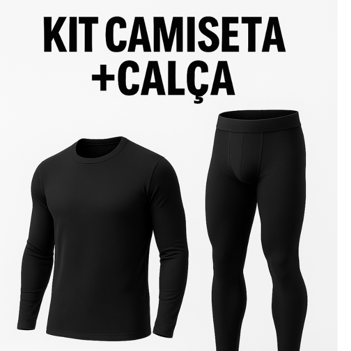 Kit Camisa+Calça Térmica com Proteção UV 50+