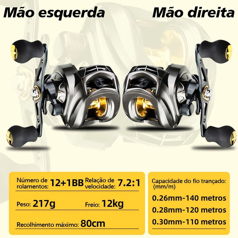 Carretilha De Pesca Com Marine Sports Pitching 6.2 : 1 Alta 10kg